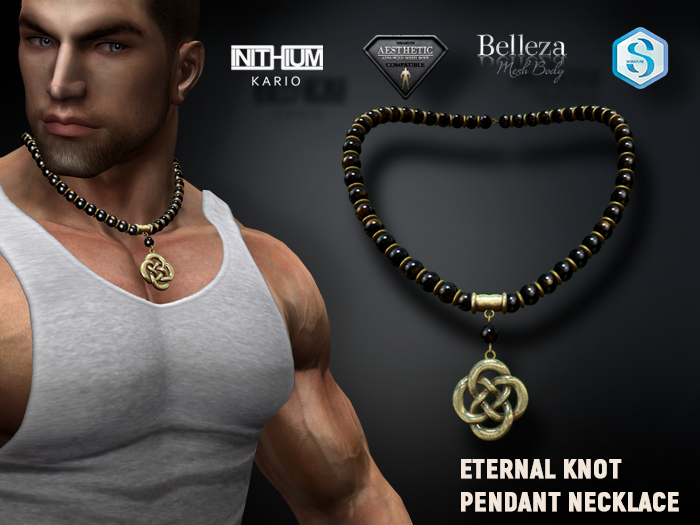 [7/11] Eternal Knot Pendant Necklace