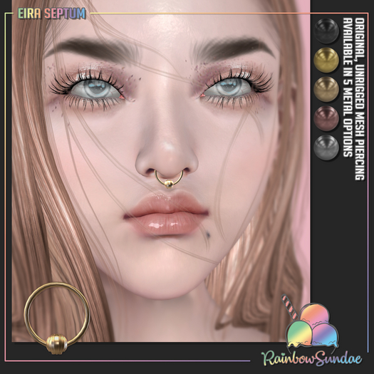 *Rainbow Sundae* Eira Septum - Gold