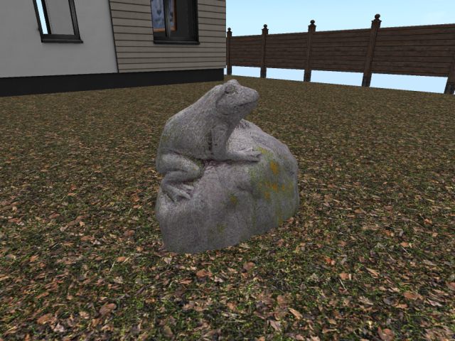 Frog Garden Rock (Hidden Security)