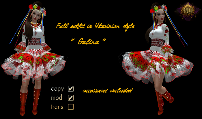 Full outfit in Ukrainian style "Galina"