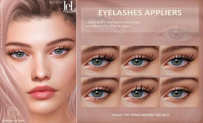 [SYN] Synergy / Eyelashes Wispy 01 LELUTKA EVO/EVO X