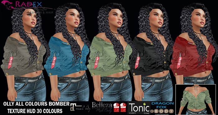RADEX F 105 Mesh Olly DEMO All Colours Bomber