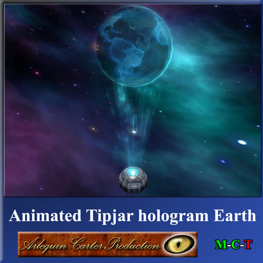 @AC Holo Earth Tipjar Box