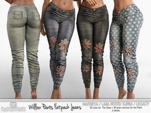 Willow Pants Fatpack Jeans - Denim - Maitreya Lara, Lara Petite, Kupra Original, Legacy - FashionNatic