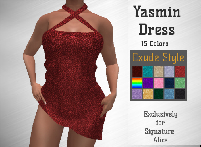 !! Exude Style !! Yasmin Dress for Signature Alice