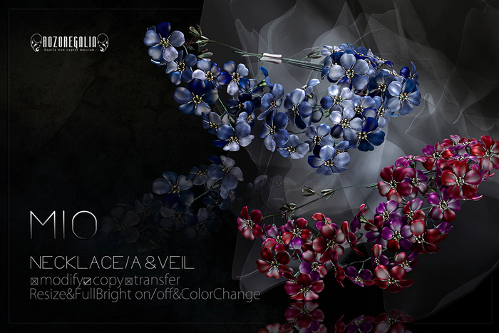ROZOREGALIA_MIO*NECKLACE/A
