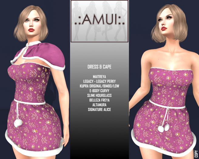.:AMUI:. CHRISTMAS SUIT - PINK