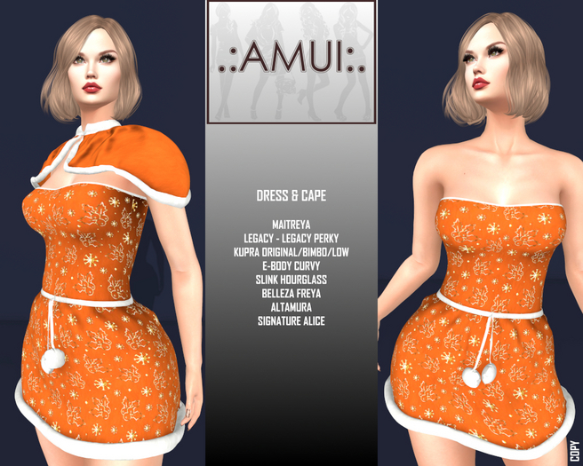 .:AMUI:. CHRISTMAS SUIT - ORANGE