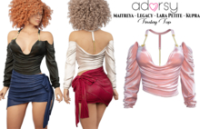 adorsy - Tinslay Top Pink - Maitreya/Legacy/Petite/Kupra/Reborn