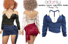 adorsy - Tinslay Top Blue - Maitreya/Legacy/Petite/Kupra/Reborn