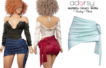 adorsy - Tinslay Skirt Light Blue - Maitreya/Legacy/Kupra/Reborn
