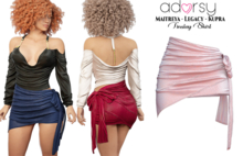 adorsy - Tinslay Skirt Pink - Maitreya/Legacy/Kupra/Reborn