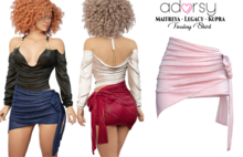 adorsy - Tinslay Skirt Soft Pink - Maitreya/Legacy/Kupra/Reborn