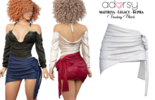 adorsy - Tinslay Skirt White - Maitreya/Legacy/Kupra/Reborn
