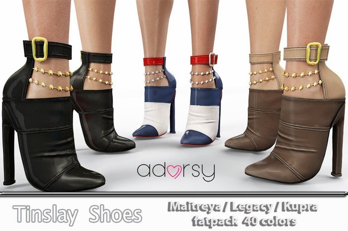 adorsy - Tinslay Heels Fatpack - Maitreya/Legacy/Kupra/Reborn
