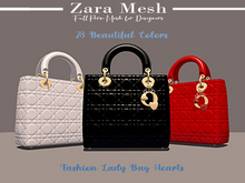 ZM - Fashion - Lady Bag Hearts - FULL PERM MESH