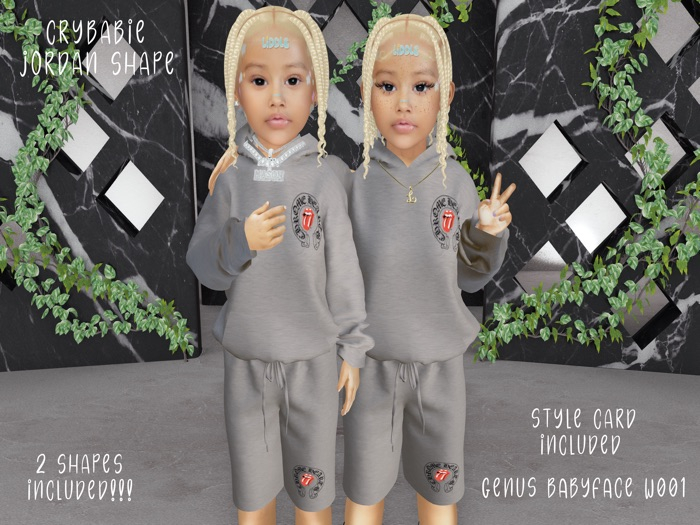 "Crybabie" Jordan Shape