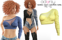 adorsy - Rio Top Yellow - Maitreya/Legacy/Lara Petite/Kupra