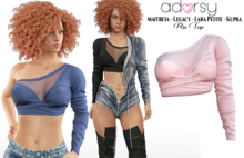 adorsy - Rio Top Soft Pink - Maitreya/Legacy/Lara Petite/Kupra