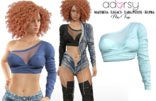 adorsy - Rio Top Light Blue - Maitreya/Legacy/Lara Petite/Kupra