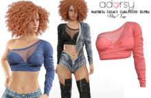 adorsy - Rio Top Coral - Maitreya/Legacy/Lara Petite/Kupra