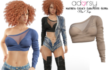 adorsy - Rio Top Brown - Maitreya/Legacy/Lara Petite/Kupra
