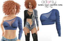 adorsy - Rio Top Blue - Maitreya/Legacy/Lara Petite/Kupra