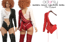 adorsy - Rio Bodysuit Red - Maitreya/Legacy/Petite/Kupra