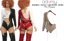 adorsy - Rio Bodysuit Brown - Maitreya/Legacy/Petite/Kupra
