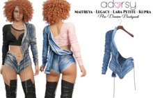 adorsy - Rio Denim Bodysuit Blue - Maitreya/Legacy/Lara Petite/Kupra