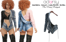 adorsy - Rio Denim Bodysuit Original - Maitreya/Legacy/Lara Petite/Kupra