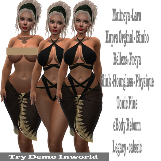 !!! Revna !!! 101 Female Outfit Black Hud - Click to Receive