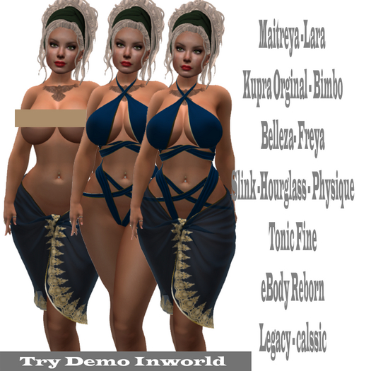 !!! Revna !!! 101 Female Outfit  Blue Hud - Click to Receive