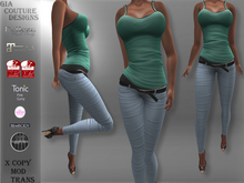"GCD" Daphine Double Tank Tops Mint