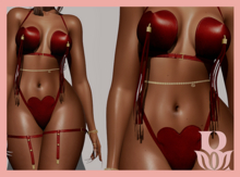 Rosary. Giselle . Red