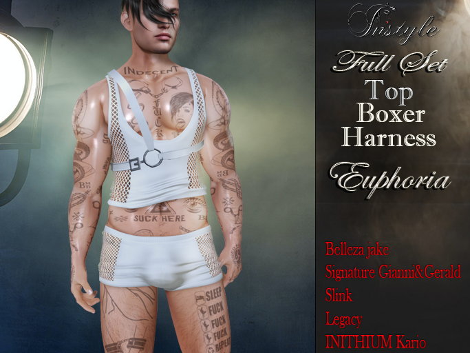 InStyle Full Set  Euphoria  White grid (Signature Gianni&Gerald,INITHIUM Kario,Legacy,Belleza,Slink)