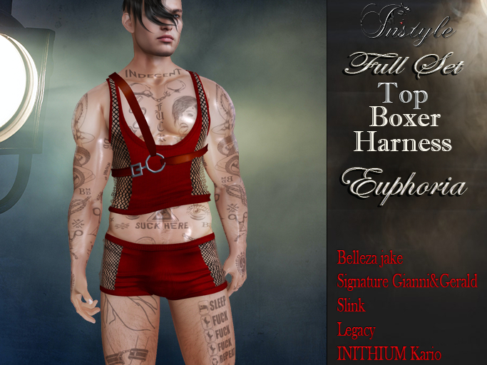 PROMO!!!until 17.02InStyle Full Set  Euphoria  Red grid (Signature Gianni&Gerald,INITHIUM Kario,Legacy,Belleza,Slink)