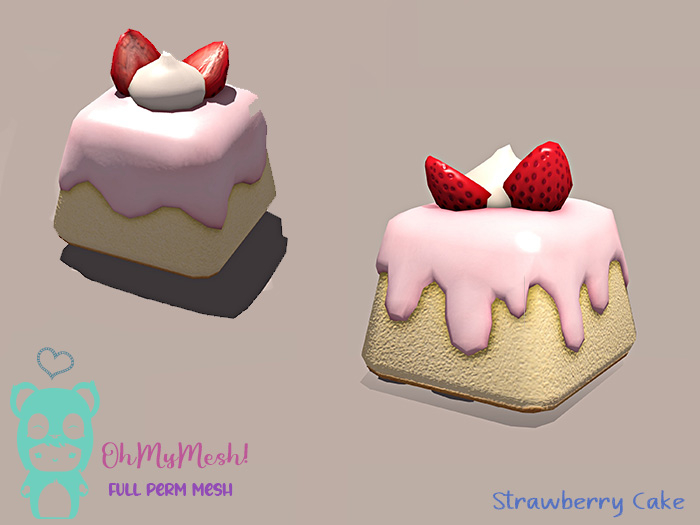 OhMyMesh! Strawberry Cake GIFT No Transfer