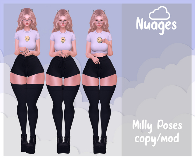 Cloudie // Milly Pose Pack