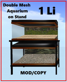 Double Mesh Aquarium on stand 1Li 