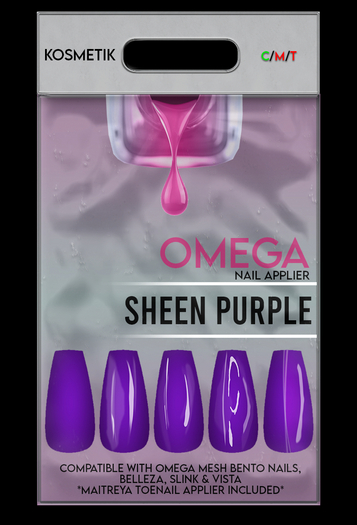 KOSMETIK Nail Applier // Sheen Purple OMEGA