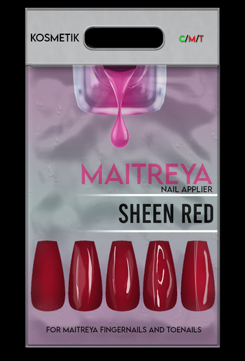 KOSMETIK Nail Applier // Sheen Red MAITREYA