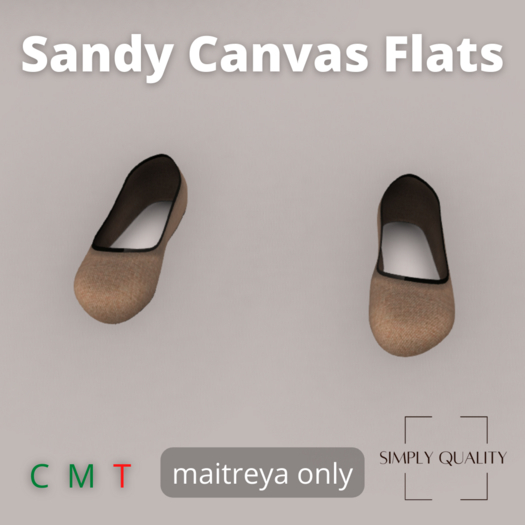Sandy Canvas Women's Flat Shoes - Maitreya  - DOLLARBIE - REVAMP SALE