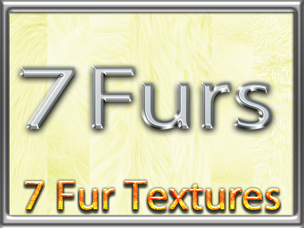 Zoy Texture [ Fur Shag Lemon ] 7 Colors
