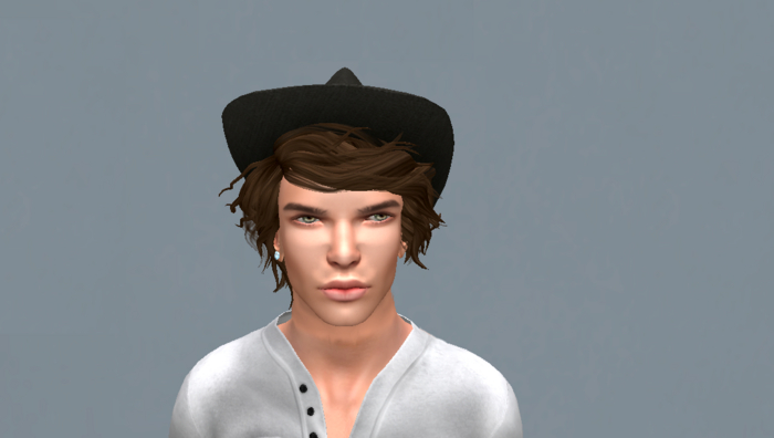 :MCD: Fedora Hat Brown Hair