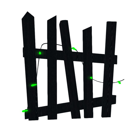 @BB@ Halloween Gacha 2019 - Fence w/Green Lights