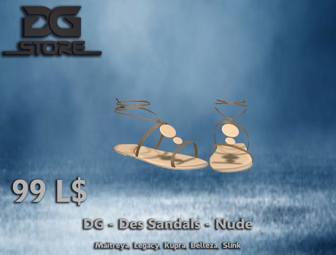 DG - Des Sandals - Nude - Box
