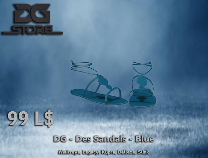 DG  - Des Sandals - Blue - Box