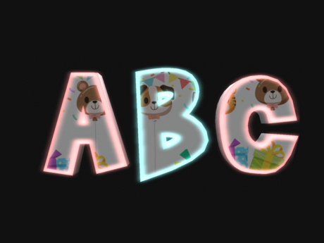 Second Life Marketplace - [RT] Mesh Alphabet Set - Kids (mod+copy)