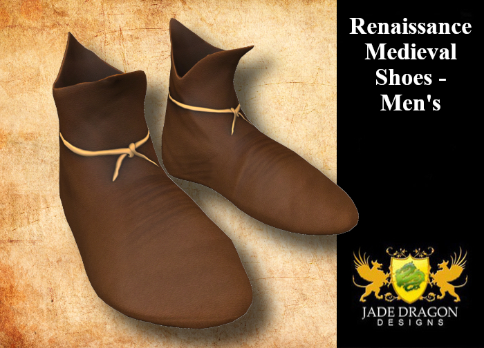 Renaissance Medieval Shoes - Men's